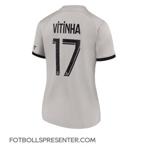 Paris Saint-Germain Vitinha Ferreira #17 Borta Matchtröja Dam 2022-23 Kortärmad